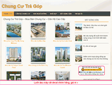 Tablet Screenshot of chungcutragop.com